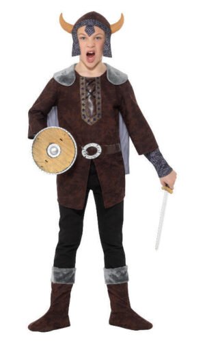 Viking Boy Costume, Brown
