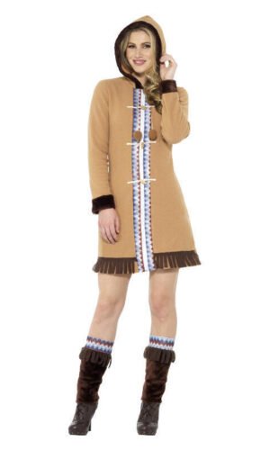 Arctic Lady Costume, Brown