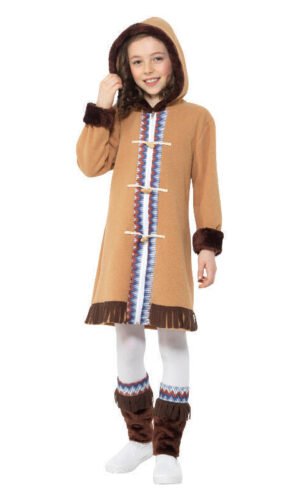 Arctic Girl Costume, Brown