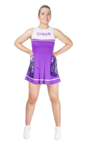 Purple Cheerleader Costume, Purple