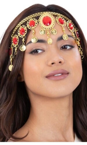 Grecian Gold & Ruby Headdress