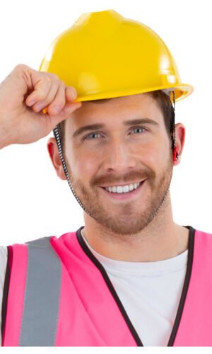 Yellow Builders Helmet, Adjustable