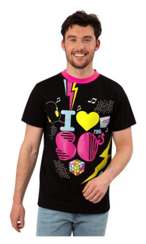 Unisex 1980s Printed T-Shirt