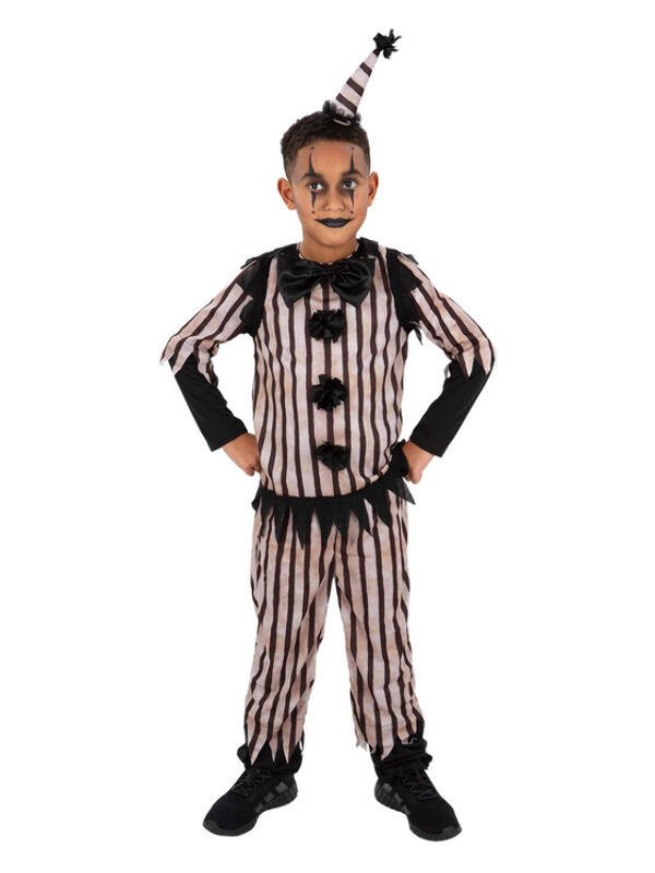 Dark Vintage Clown Costume, Boys - Fancy Dress Town, Superheroes 