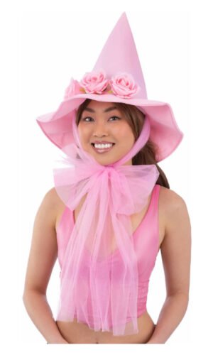 Pink Floral Good Witch Hat