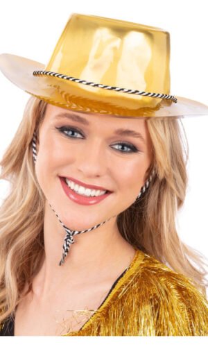 Gold Metallic Cowboy Hat