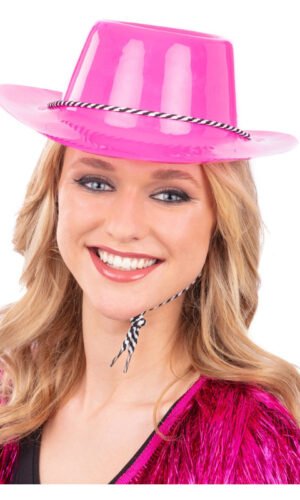 Neon Pink Cowboy Hat