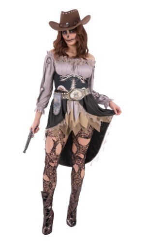 Skeleton Saloon Girl Costume