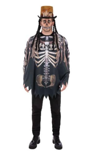 Voodoo Witch Doctor Poncho, Adult