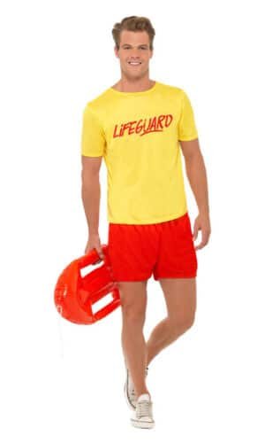 Lifeguard Beach Costume, Yellow