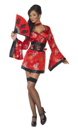 Vodka Geisha Costume, Red
