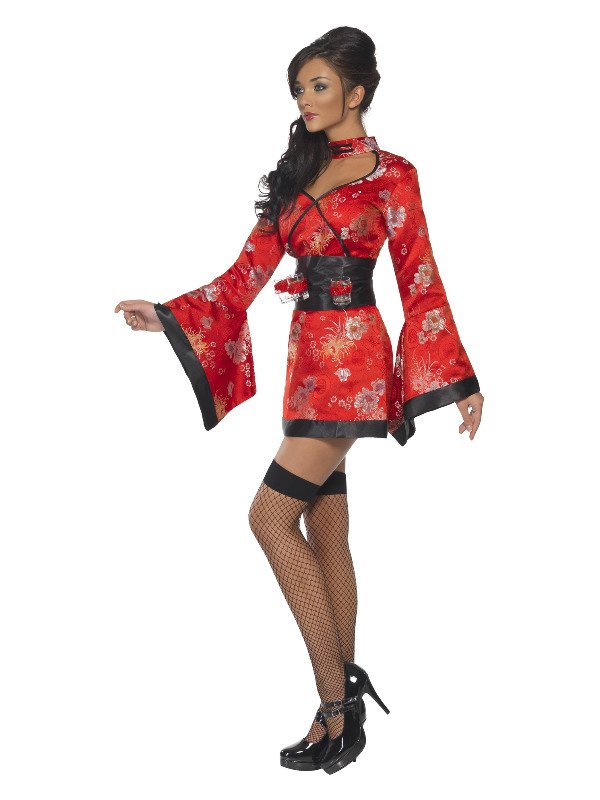 Vodka Geisha Costume, Red - Image 2