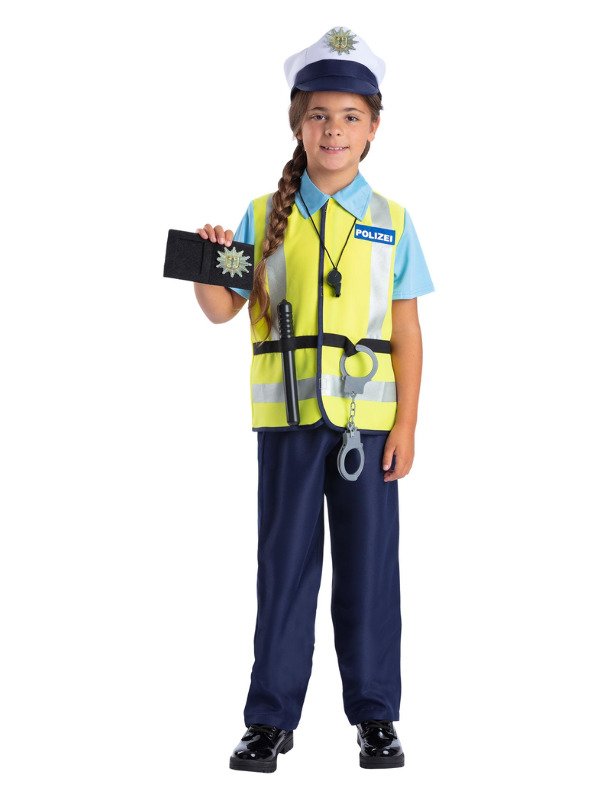German Polizei Kit, with Top,Mock Vest,Hat&5 Piece