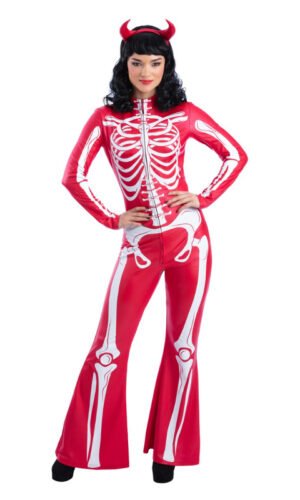 Fever Devil Skeleton Costume