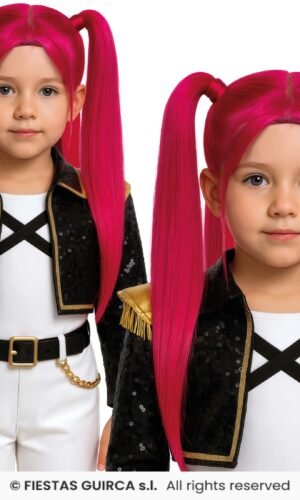 K-POP Pink Baby Charm Wig - Kids